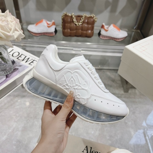 Cheap Alexander McQueen Casual Shoes For Women #1255879 Replica Wholesale [$115.00 USD] [ITEM#1255879] on Replica Alexander McQueen Casual Shoes