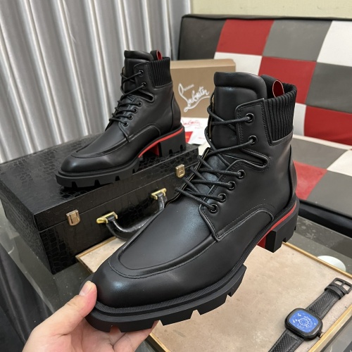 Cheap Christian Louboutin Boots For Men #1255900 Replica Wholesale [$150.00 USD] [ITEM#1255900] on Replica Christian Louboutin Boots