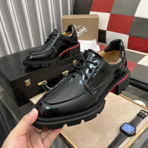 Cheap Christian Louboutin Leather Shoes For Men #1255909 Replica Wholesale [$135.00 USD] [ITEM#1255909] on Replica Christian Louboutin Leather Shoes