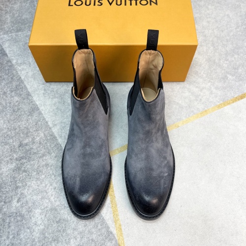 Cheap Louis Vuitton Boots For Men #1255912 Replica Wholesale [$140.00 USD] [ITEM#1255912] on Replica Louis Vuitton Boots