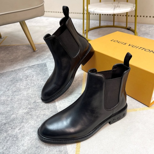 Cheap Louis Vuitton Boots For Men #1255919 Replica Wholesale [$140.00 USD] [ITEM#1255919] on Replica Louis Vuitton Boots