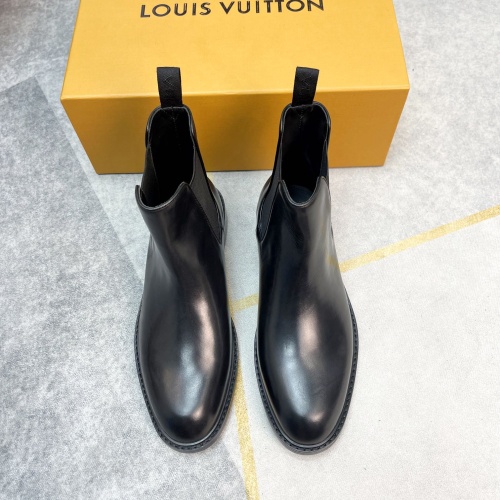 Cheap Louis Vuitton Boots For Men #1255919 Replica Wholesale [$140.00 USD] [ITEM#1255919] on Replica Louis Vuitton Boots