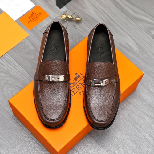 Cheap Hermes Leather Shoes For Men #1255931 Replica Wholesale [$98.00 USD] [ITEM#1255931] on Replica Hermes Leather Shoes