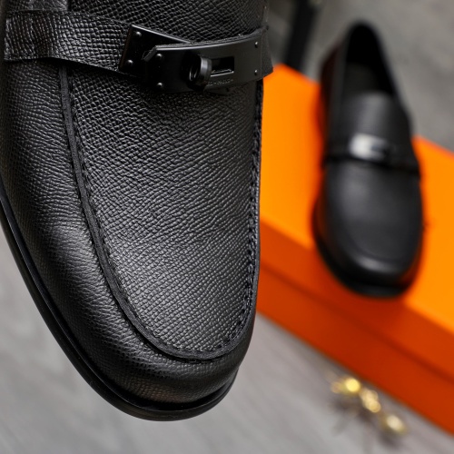 Cheap Hermes Leather Shoes For Men #1255932 Replica Wholesale [$98.00 USD] [ITEM#1255932] on Replica Hermes Leather Shoes