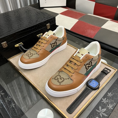 Cheap Gucci Casual Shoes For Men #1255936 Replica Wholesale [$72.00 USD] [ITEM#1255936] on Replica Gucci Casual Shoes