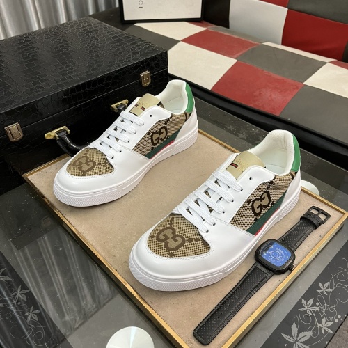 Cheap Gucci Casual Shoes For Men #1255937 Replica Wholesale [$72.00 USD] [ITEM#1255937] on Replica Gucci Casual Shoes