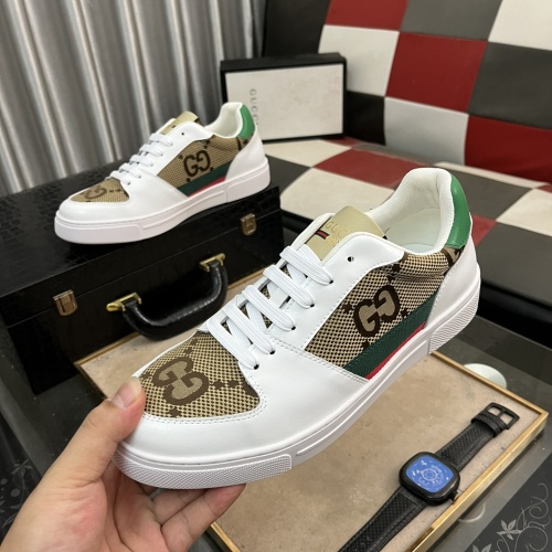 Cheap Gucci Casual Shoes For Men #1255937 Replica Wholesale [$72.00 USD] [ITEM#1255937] on Replica Gucci Casual Shoes