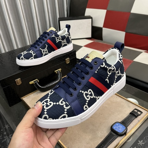 Cheap Gucci Casual Shoes For Men #1255939 Replica Wholesale [$72.00 USD] [ITEM#1255939] on Replica Gucci Casual Shoes