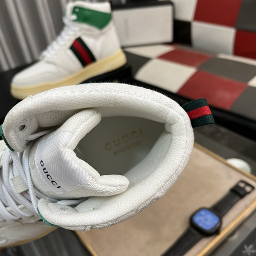 Cheap Gucci High Tops Shoes For Men #1255944 Replica Wholesale [$82.00 USD] [ITEM#1255944] on Replica Gucci High Tops Shoes