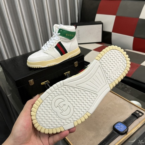 Cheap Gucci High Tops Shoes For Men #1255944 Replica Wholesale [$82.00 USD] [ITEM#1255944] on Replica Gucci High Tops Shoes