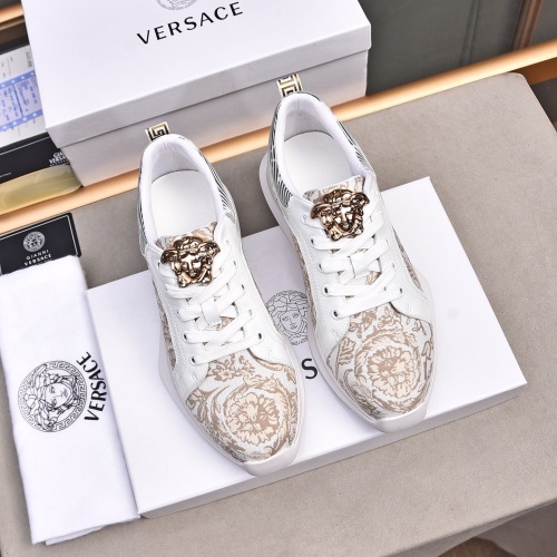 Cheap Versace Casual Shoes For Men #1255956 Replica Wholesale [$76.00 USD] [ITEM#1255956] on Replica Versace Casual Shoes