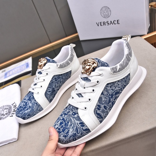 Cheap Versace Casual Shoes For Men #1255957 Replica Wholesale [$76.00 USD] [ITEM#1255957] on Replica Versace Casual Shoes