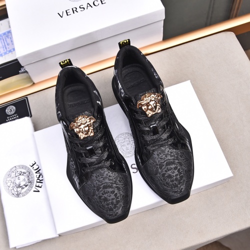 Cheap Versace Casual Shoes For Men #1255958 Replica Wholesale [$76.00 USD] [ITEM#1255958] on Replica Versace Casual Shoes