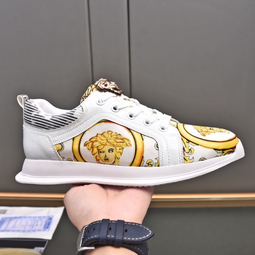 Cheap Versace Casual Shoes For Men #1255959 Replica Wholesale [$76.00 USD] [ITEM#1255959] on Replica Versace Casual Shoes