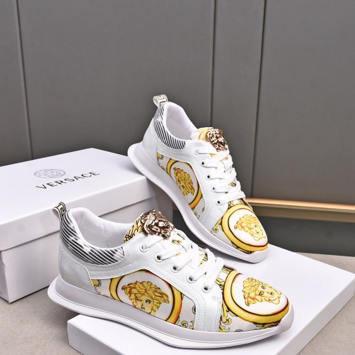 Cheap Versace Casual Shoes For Men #1255959 Replica Wholesale [$76.00 USD] [ITEM#1255959] on Replica Versace Casual Shoes