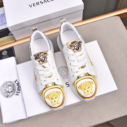 Cheap Versace Casual Shoes For Men #1255959 Replica Wholesale [$76.00 USD] [ITEM#1255959] on Replica Versace Casual Shoes