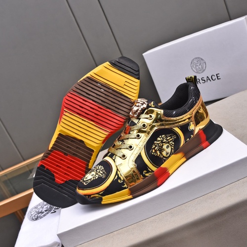 Cheap Versace Casual Shoes For Men #1255960 Replica Wholesale [$76.00 USD] [ITEM#1255960] on Replica Versace Casual Shoes