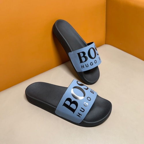 Cheap Boss Slippers For Men #1255987 Replica Wholesale [$42.00 USD] [ITEM#1255987] on Replica Boss Slippers