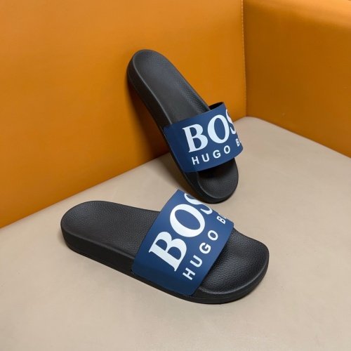 Cheap Boss Slippers For Men #1255994 Replica Wholesale [$42.00 USD] [ITEM#1255994] on Replica Boss Slippers