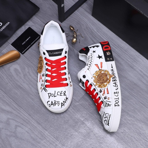 Cheap Dolce &amp; Gabbana D&amp;G Casual Shoes For Men #1256043 Replica Wholesale [$92.00 USD] [ITEM#1256043] on Replica Dolce &amp; Gabbana D&amp;G Casual Shoes