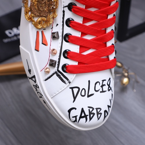 Cheap Dolce &amp; Gabbana D&amp;G Casual Shoes For Men #1256043 Replica Wholesale [$92.00 USD] [ITEM#1256043] on Replica Dolce &amp; Gabbana D&amp;G Casual Shoes