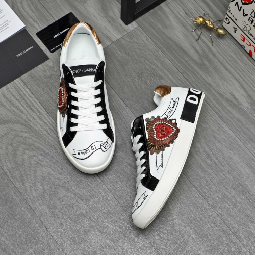 Cheap Dolce &amp; Gabbana D&amp;G Casual Shoes For Women #1256048 Replica Wholesale [$85.00 USD] [ITEM#1256048] on Replica Dolce &amp; Gabbana D&amp;G Casual Shoes