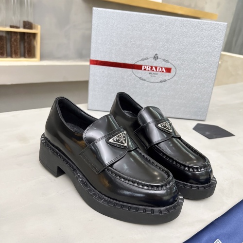 Cheap Prada Leather Shoes For Men #1256083 Replica Wholesale [$96.00 USD] [ITEM#1256083] on Replica Prada Leather Shoes