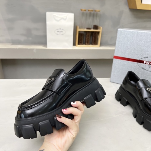 Cheap Prada Leather Shoes For Men #1256085 Replica Wholesale [$96.00 USD] [ITEM#1256085] on Replica Prada Leather Shoes