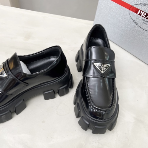 Cheap Prada Leather Shoes For Women #1256086 Replica Wholesale [$96.00 USD] [ITEM#1256086] on Replica Prada Leather Shoes