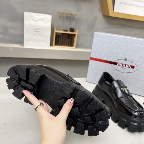 Cheap Prada Leather Shoes For Women #1256086 Replica Wholesale [$96.00 USD] [ITEM#1256086] on Replica Prada Leather Shoes