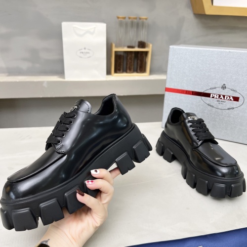 Cheap Prada Leather Shoes For Men #1256087 Replica Wholesale [$100.00 USD] [ITEM#1256087] on Replica Prada Leather Shoes