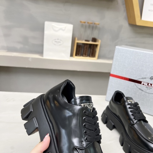 Cheap Prada Leather Shoes For Men #1256087 Replica Wholesale [$100.00 USD] [ITEM#1256087] on Replica Prada Leather Shoes