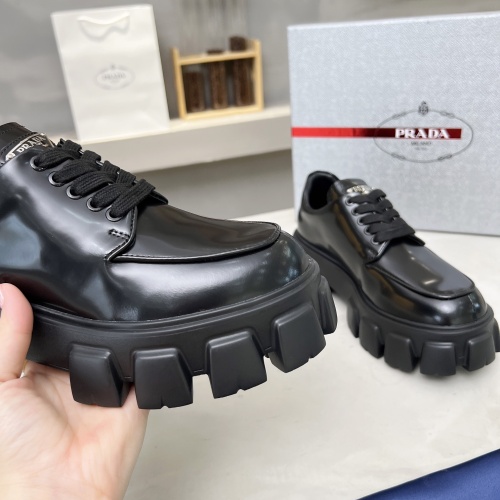 Cheap Prada Leather Shoes For Men #1256087 Replica Wholesale [$100.00 USD] [ITEM#1256087] on Replica Prada Leather Shoes