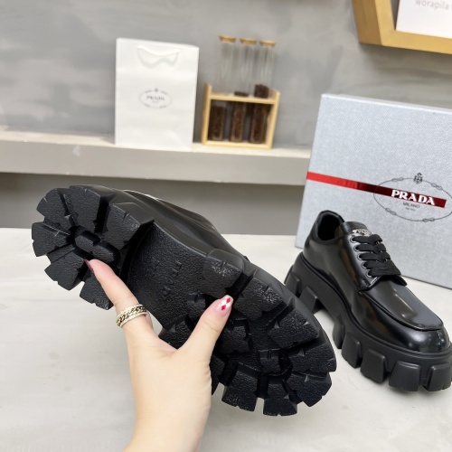 Cheap Prada Leather Shoes For Women #1256088 Replica Wholesale [$100.00 USD] [ITEM#1256088] on Replica Prada Leather Shoes