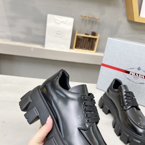 Cheap Prada Leather Shoes For Women #1256089 Replica Wholesale [$100.00 USD] [ITEM#1256089] on Replica Prada Leather Shoes