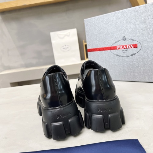 Cheap Prada Leather Shoes For Men #1256090 Replica Wholesale [$100.00 USD] [ITEM#1256090] on Replica Prada Leather Shoes