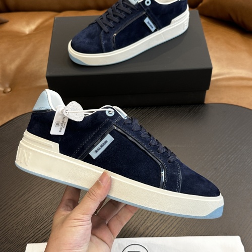 Cheap Balmain Casual Shoes For Men #1256097 Replica Wholesale [$82.00 USD] [ITEM#1256097] on Replica Balmain Casual Shoes