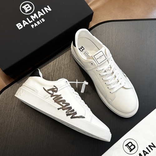 Cheap Balmain Casual Shoes For Men #1256150 Replica Wholesale [$82.00 USD] [ITEM#1256150] on Replica Balmain Casual Shoes