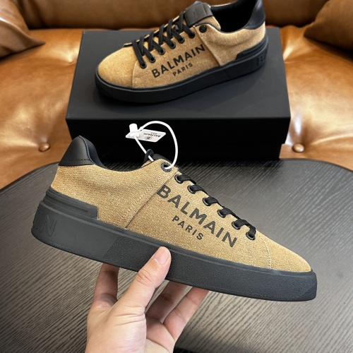 Cheap Balmain Casual Shoes For Men #1256199 Replica Wholesale [$80.00 USD] [ITEM#1256199] on Replica Balmain Casual Shoes