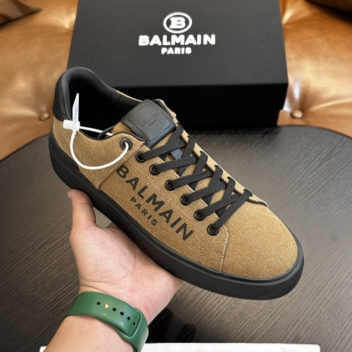 Cheap Balmain Casual Shoes For Men #1256199 Replica Wholesale [$80.00 USD] [ITEM#1256199] on Replica Balmain Casual Shoes