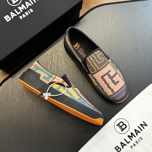 Cheap Balmain Casual Shoes For Men #1256210 Replica Wholesale [$80.00 USD] [ITEM#1256210] on Replica Balmain Casual Shoes