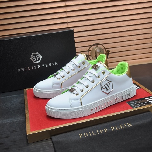 Cheap Philipp Plein PP Casual Shoes For Men #1256232 Replica Wholesale [$80.00 USD] [ITEM#1256232] on Replica Philipp Plein PP Casual Shoes