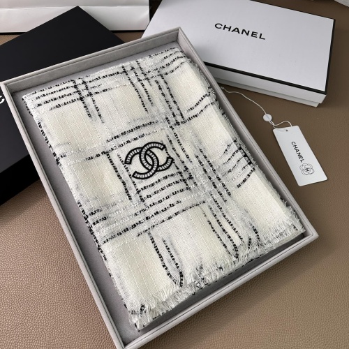 Cheap Chanel Scarves #1256263 Replica Wholesale [$68.00 USD] [ITEM#1256263] on Replica Chanel Scarves