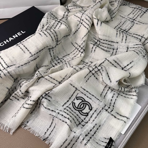 Cheap Chanel Scarves #1256263 Replica Wholesale [$68.00 USD] [ITEM#1256263] on Replica Chanel Scarves