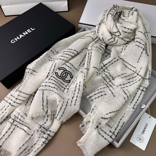 Cheap Chanel Scarves #1256263 Replica Wholesale [$68.00 USD] [ITEM#1256263] on Replica Chanel Scarves