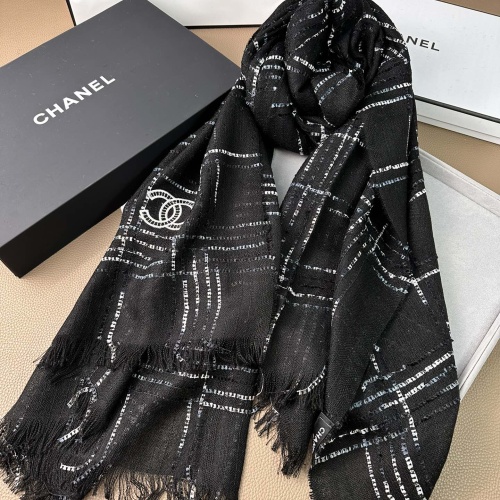 Cheap Chanel Scarves #1256264 Replica Wholesale [$68.00 USD] [ITEM#1256264] on Replica Chanel Scarves