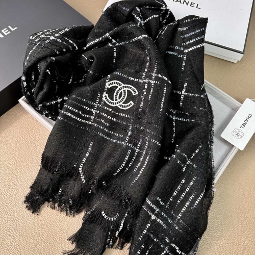 Cheap Chanel Scarves #1256264 Replica Wholesale [$68.00 USD] [ITEM#1256264] on Replica Chanel Scarves