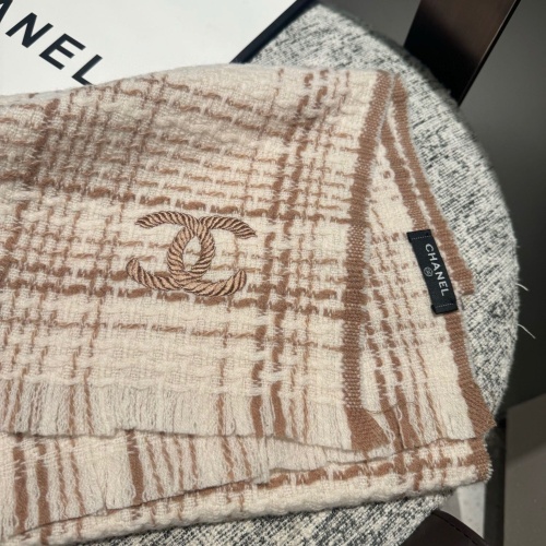 Cheap Chanel Scarves #1256277 Replica Wholesale [$56.00 USD] [ITEM#1256277] on Replica Chanel Scarves