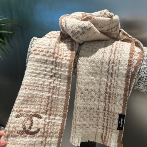 Cheap Chanel Scarves #1256277 Replica Wholesale [$56.00 USD] [ITEM#1256277] on Replica Chanel Scarves