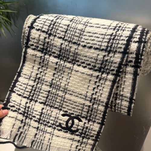 Cheap Chanel Scarves #1256278 Replica Wholesale [$56.00 USD] [ITEM#1256278] on Replica Chanel Scarves